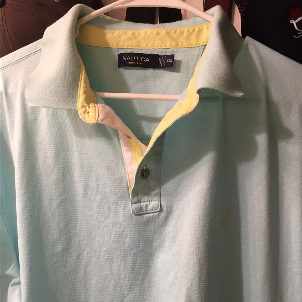 Nautica Light Blue Polo Shirt